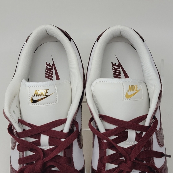 Nike Dunk Low Lux Phantom Red Croc Gum Sole FJ2260-004 Wmns Sz 13 Mens 11.5 New - Picture 7 of 9